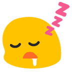 😴 Emoji Rosto Dormindo na Google Android 6.0.1.