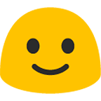 🙂 Emoji leicht lächelndes Gesicht Google Android 6.0.1.