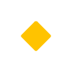 🔸 Emoji Rombo Naranja Pequeño en Google Android 6.0.1.