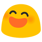 Emoji 😄 Faccina Con Sorriso E Occhi Sorridenti su Google Android 6.0.1.