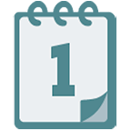 🗓️ Emoji Calendario De Espiral en Google Android 6.0.1.