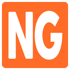 Emoji 🆖 Pulsante NG su Google Android 6.0.1.