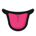 Emoji 👅 Lingua su Google Android 6.0.1.