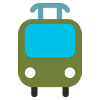 Émoji 🚊 Tramway sur Google Android 6.0.1.