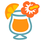 🍹 Emoji Bebida Tropical en Google Android 6.0.1.