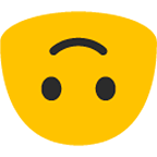 Emoji 🙃 Faccina Sottosopra su Google Android 6.0.1.