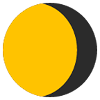 Emoji 🌖 Gibbosa Calante su Google Android 6.0.1.