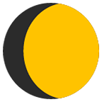 Émoji 🌔 Lune Gibbeuse Croissante sur Google Android 6.0.1.