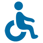 Emoji ♿ Simbolo Della Disabilità su Google Android 6.0.1.