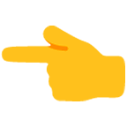 👈 Emoji Dorso De Mano Con índice A La Izquierda en Google Android 6.0.1.