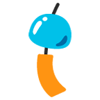 Emoji 🎐 Campana Al Vento su Google Android 6.0.1.