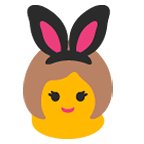 👯 Emoji Personen mit Hasenohren Google Android 6.0.1.