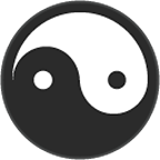 ☯️ Emoji Yin Yang na Google Android 6.0.1.