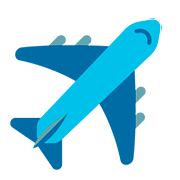 Émoji ✈️ Avion sur Google Android 7.0.
