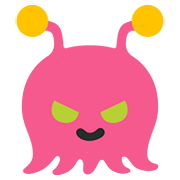 👾 Emoji Computerspiel-Monster Google Android 7.0.