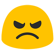 Emoji 😠 Faccina Arrabbiata su Google Android 7.0.