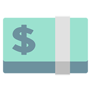 💵 Emoji Billete De Dólar en Google Android 7.0.