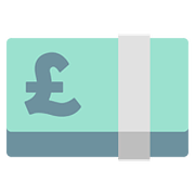 Emoji 💷 Banconota Sterlina su Google Android 7.0.