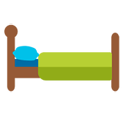 Emoji 🛏️ Letto su Google Android 7.0.