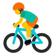Émoji 🚴 Cycliste sur Google Android 7.0.