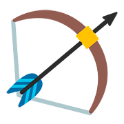 Émoji 🏹 Arc Et Flèche sur Google Android 7.0.