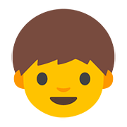 👦 Emoji Menino na Google Android 7.0.