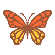 Émoji 🦋 Papillon sur Google Android 7.0.