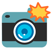 📸 Emoji Câmera Com Flash na Google Android 7.0.