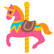 Emoji 🎠 Cavallo Da Giostra su Google Android 7.0.