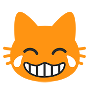 😹 Emoji Katze mit Freudentränen Google Android 7.0.