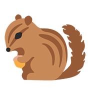 Emoji 🐿️ Scoiattolo su Google Android 7.0.