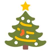 🎄 Emoji árbol De Navidad en Google Android 7.0.