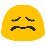 😖 Emoji Cara De Frustración en Google Android 7.0.