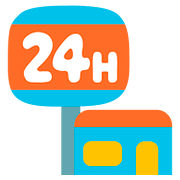 🏪 Emoji Tienda 24 Horas en Google Android 7.0.