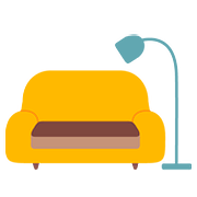 🛋️ Emoji Sofá E Luminária na Google Android 7.0.