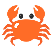 Émoji 🦀 Crabe sur Google Android 7.0.