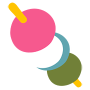 Émoji 🍡 Brochette De Bonbons sur Google Android 7.0.