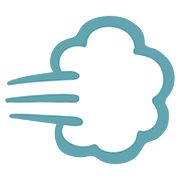 Emoji 💨 Nuvola Di Polvere su Google Android 7.0.