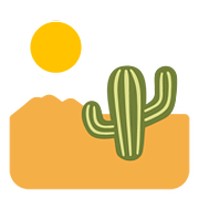 Emoji 🏜️ Deserto su Google Android 7.0.