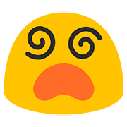 Emoji 😵 Faccina Frastornata su Google Android 7.0.