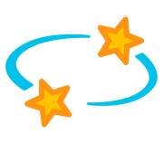 Emoji 💫 Stella Con Scia su Google Android 7.0.