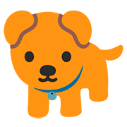 🐕 Emoji Cachorro na Google Android 7.0.