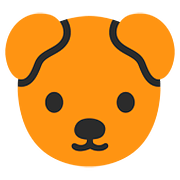 Emoji 🐶 Muso Di Cane su Google Android 7.0.