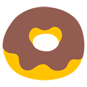 Émoji 🍩 Doughnut sur Google Android 7.0.