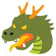 Émoji 🐲 Tête De Dragon sur Google Android 7.0.