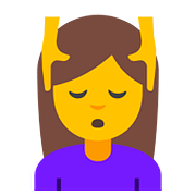 💆 Emoji Person, die eine Kopfmassage bekommt Google Android 7.0.