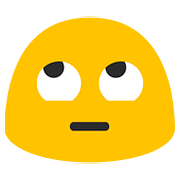 🙄 Emoji Augen verdrehendes Gesicht Google Android 7.0.