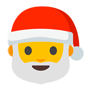 Émoji 🎅 Père Noël sur Google Android 7.0.