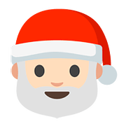 🎅🏻 Emoji Papá Noel: Tono De Piel Claro en Google Android 7.0.