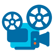 Emoji 📽️ Proiettore Cinematografico su Google Android 7.0.